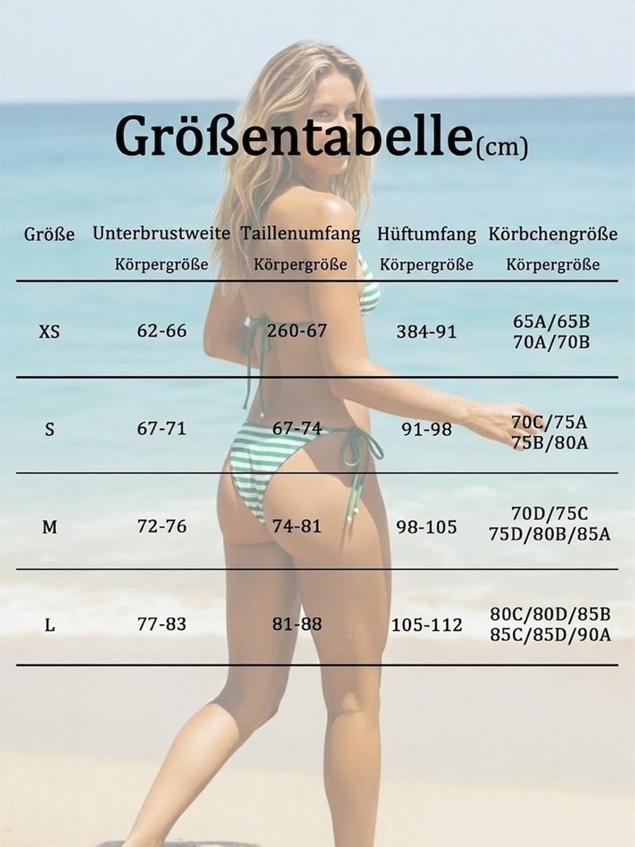 Gestreepte bikiniset voor dames, sexy, kleurrijk, tweedelige bikiniset met driehoekige bikinitop, string, tanga