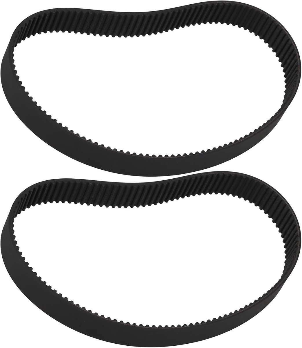 2 stks Compatibel met HTD Distributieriem 363-3M-16.5 voor Olie Gratis Luchtcompressoren