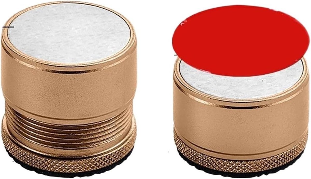 Metalen Tafelpoten - Meubelverhogers Stoel Risers - Meubels Verhoging - Heavy-Duty Ondersteuning - 10 x 10 x 10 mm - Goud