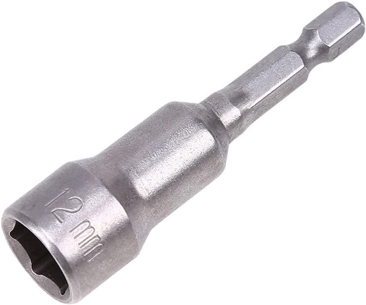 1 STKS 65 mm lengte magnetische moer setter, moer setter driver boor set 1/4 inch zeskantschacht snelwissel moer driver socket kit voor sneller wisselen boormachine, elektrische handboor, schroevendraaier (H19mm)
