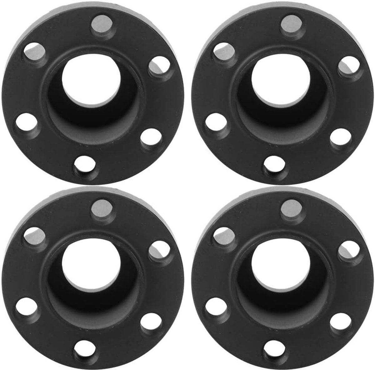 4 stuks RC autowiel, wieladapter, zwart, aandrijfadapter voor SCX10 1/10 RC Crawler, 1,9 inch, 2,2 inch wiel (20 mm)