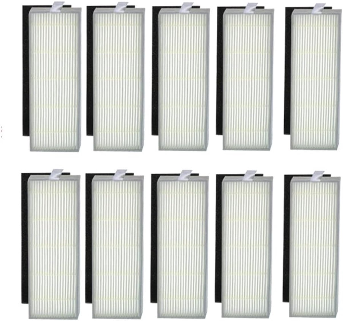 10 stuks Spugna + 10 filters voor ILIFE reinigingsrobot vervanging voor stofzuiger Chuwi Ilife A4 A4S A6 robot HEPA-filter