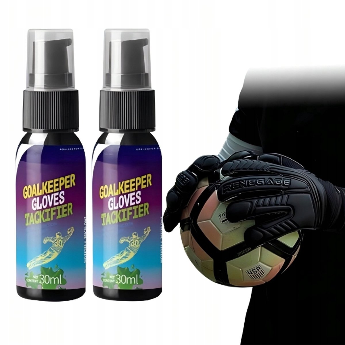 2x Keepershandschoen Lijmspray - Verbeterde Grip 60ml