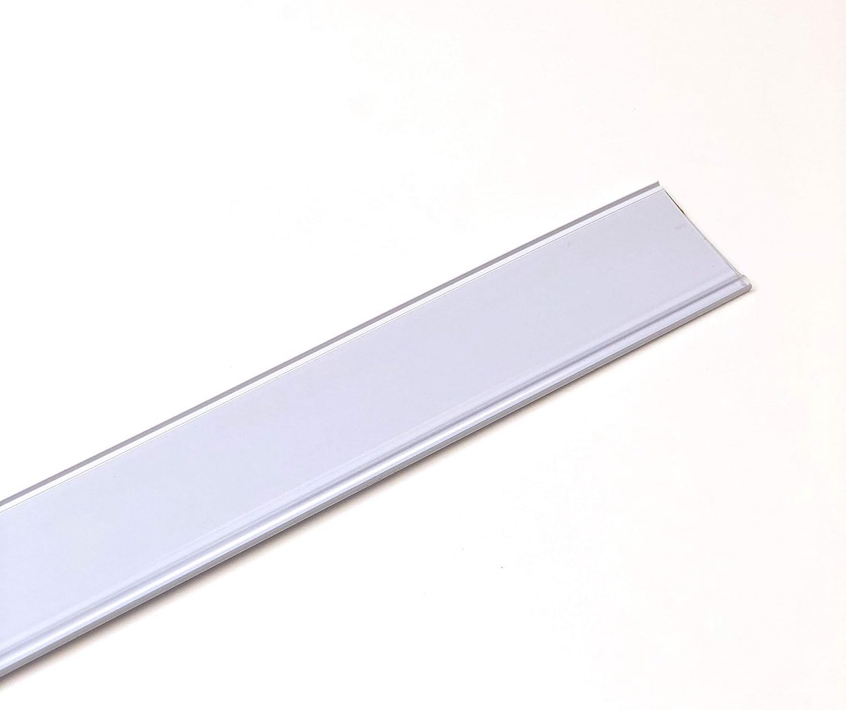 Prijslabelhouders 39mm - Witte zelfklevende houders - 50 stuks - Ideaal voor productprijzen - ShopVlot