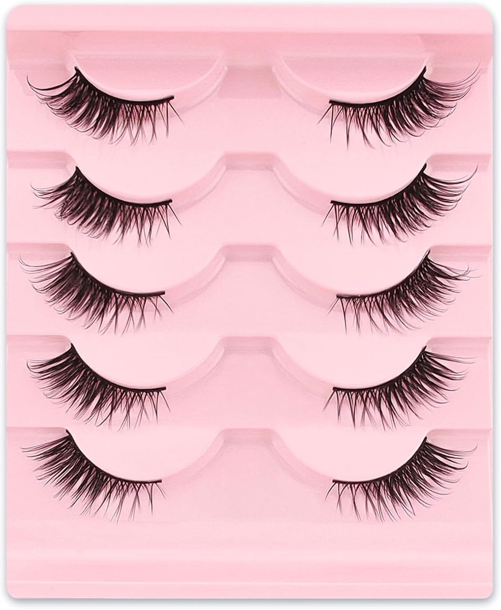Half Wimpers Kat-Oog 15mm - Korte Nepwimpers - 3D Effect - Natuurlijke Look - ShopVlot