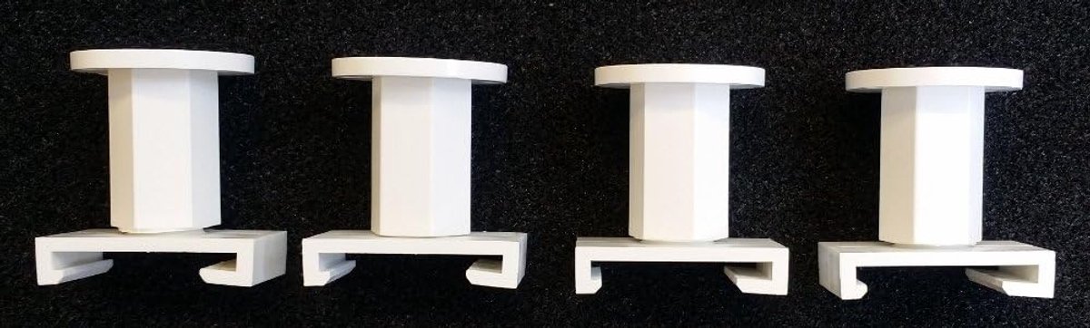 Radiator spacers 25-40 mm verstelbaar - 4 stuks - ideaal voor installatie - ShopVlot