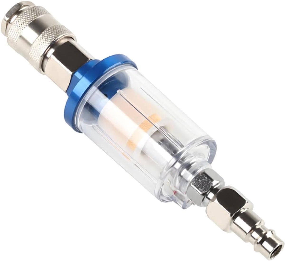Wateroliëverdeler voor luchtcompressor - G1/4 EU aansluiting - aluminium en kunststof - ShopVlot