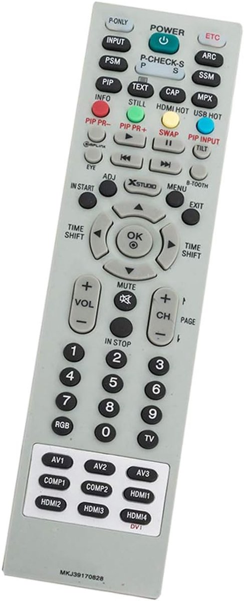 Afstandsbediening MKJ39170828 - Vervangend model - Compatibel met LG TV's - Eenvoudig in gebruik - ShopVlot