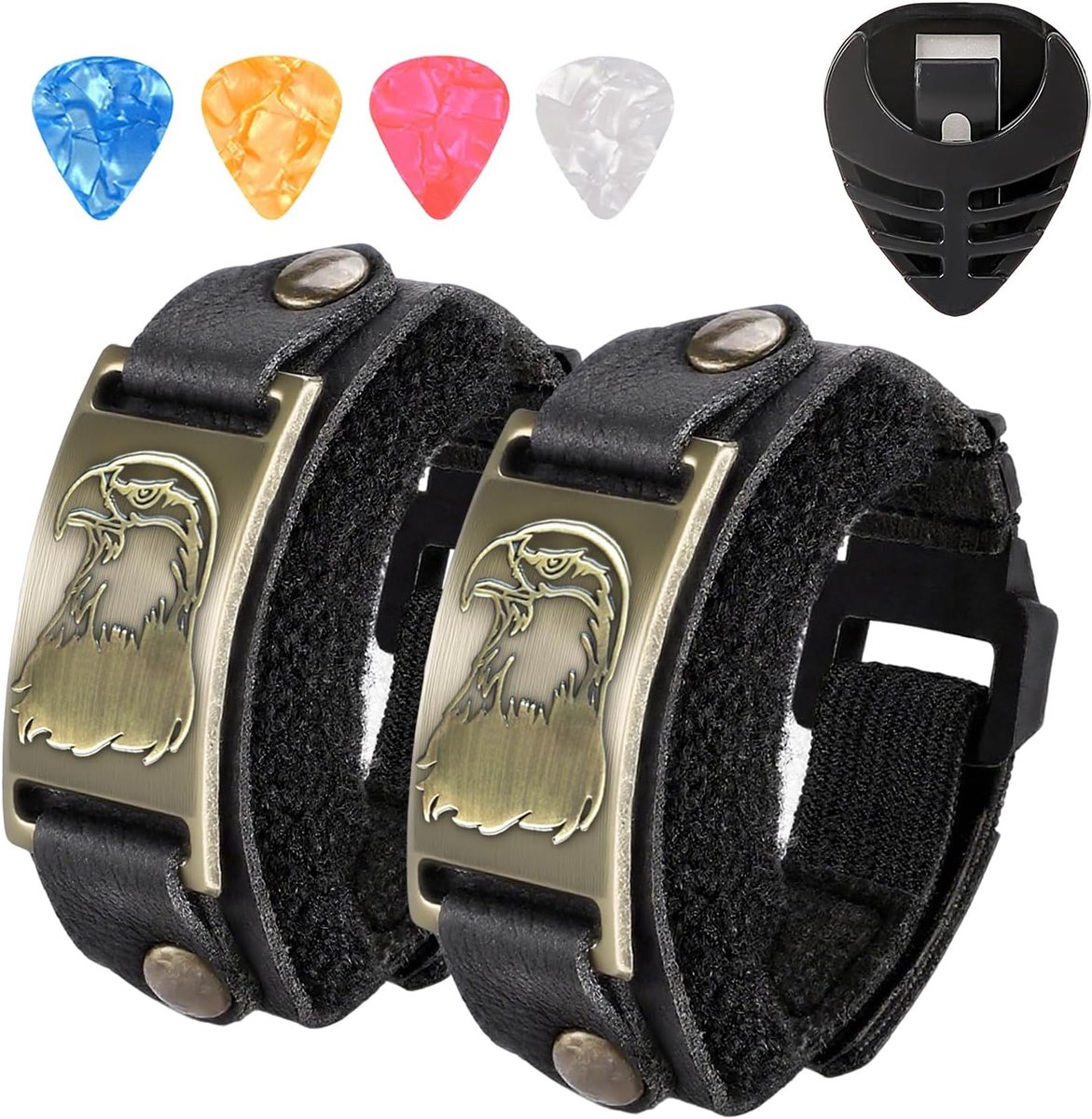 Gitaren demper 2PCS - zachte stof - verstelbaar - ideaal voor opname en optredens - ShopVlot