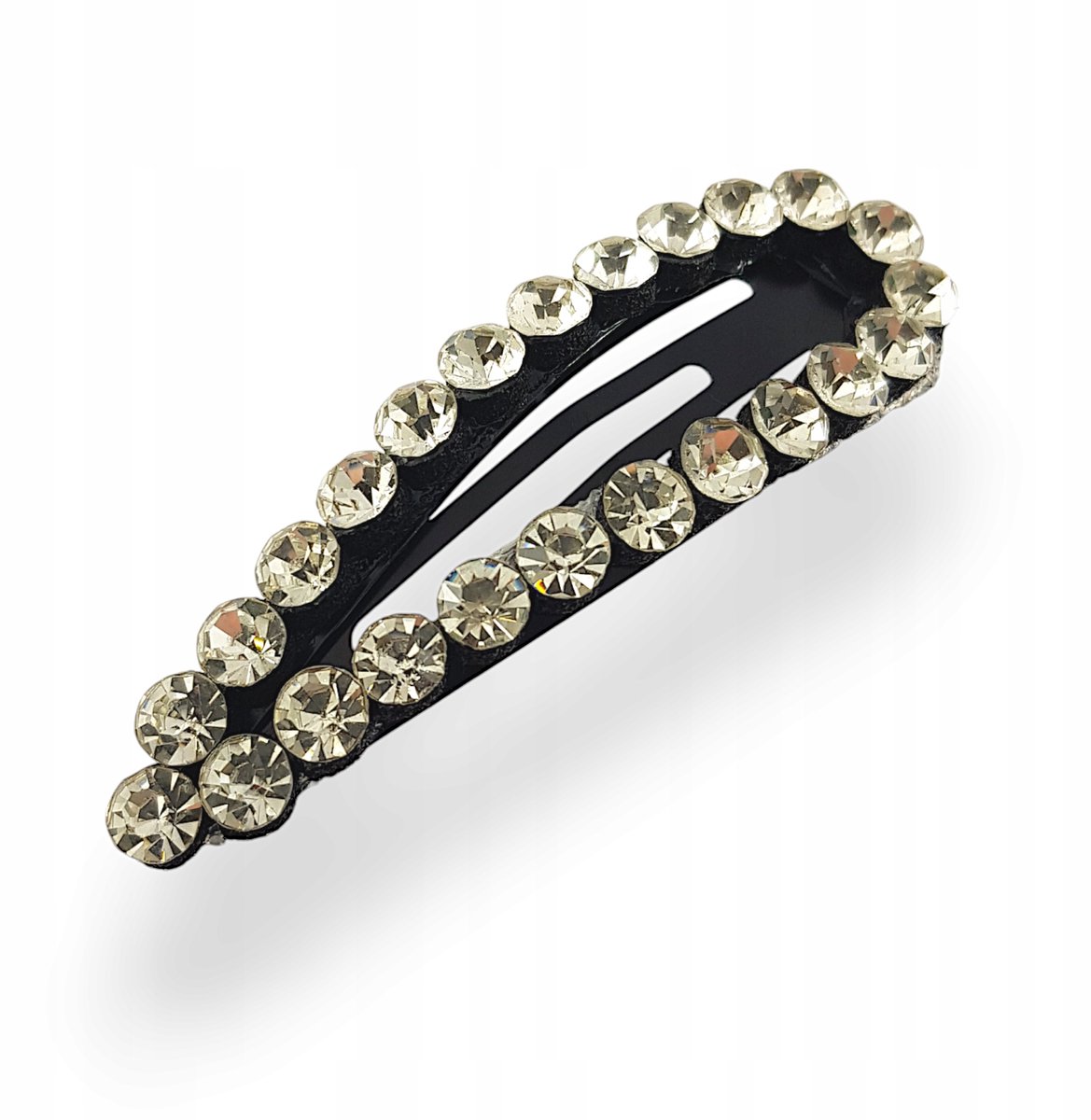 Trendy Haarclip met Zirkonia - Click Clack Sluiting