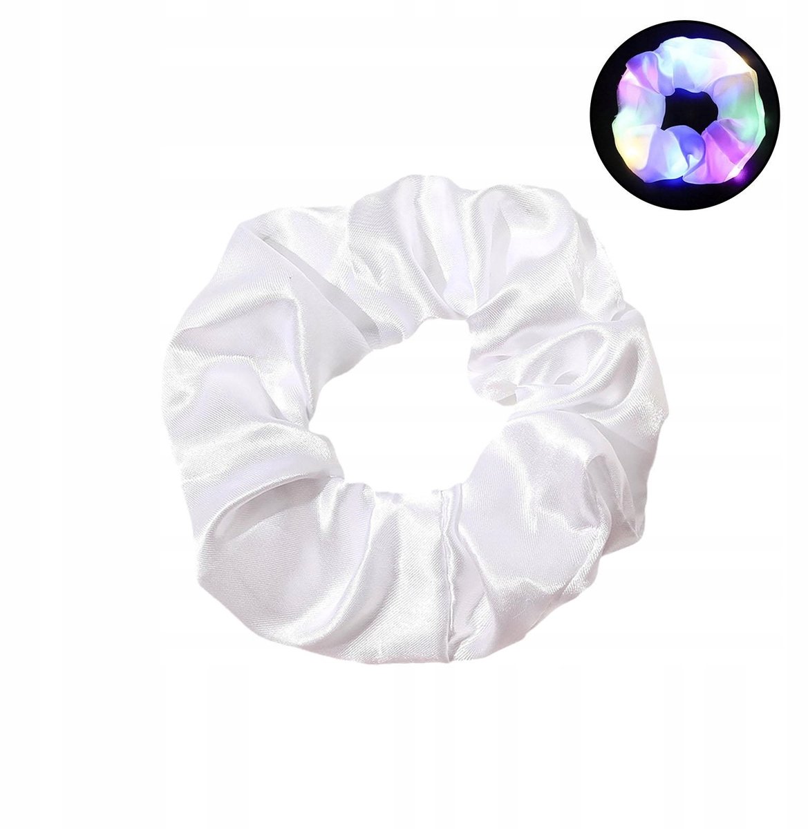 LED Haarband Wit - Feestelijke Glow Accessoire