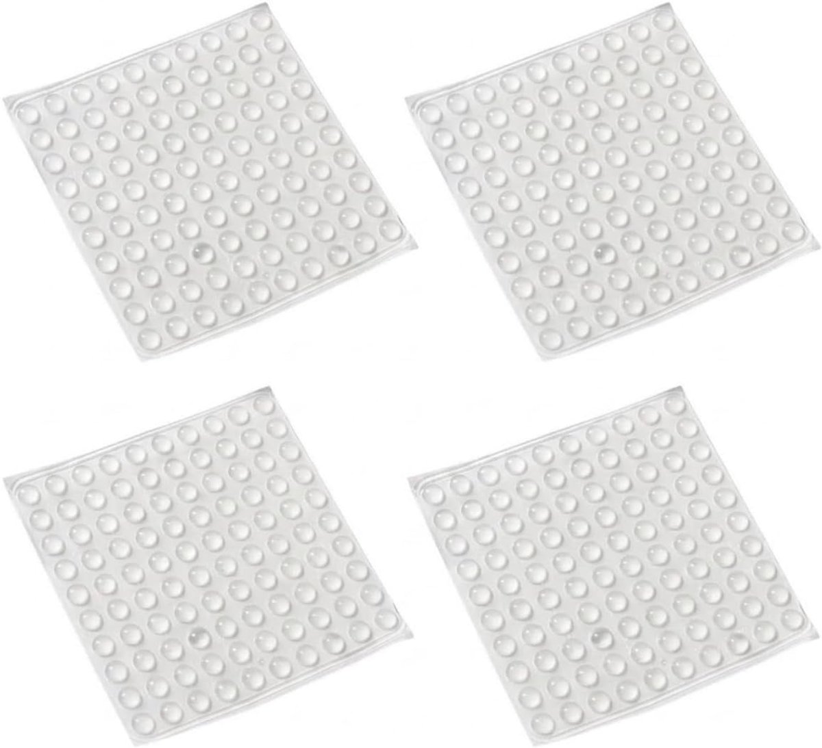Zelfklevende siliconen glijders 8 x 2 mm - halfrond - transparant - voorkomt krassen en wegglijden - ShopVlot