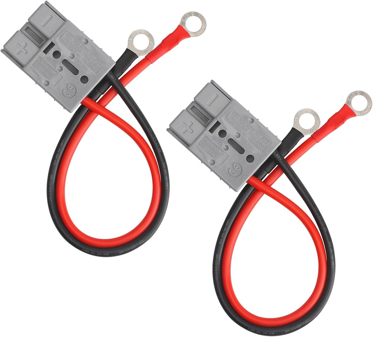 Anderson plug met kabel 50 A 600 V - O-ring batterijverbinding - brandvertragend en hittebestendig - ShopVlot