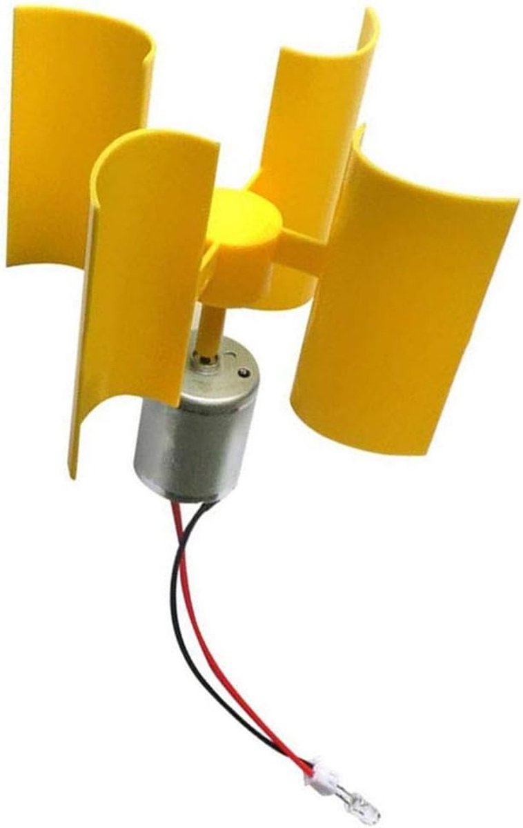Mini windgenerator - Verticaal ontwerp - 0.55 W vermogen - Educatief bouwpakket - ShopVlot
