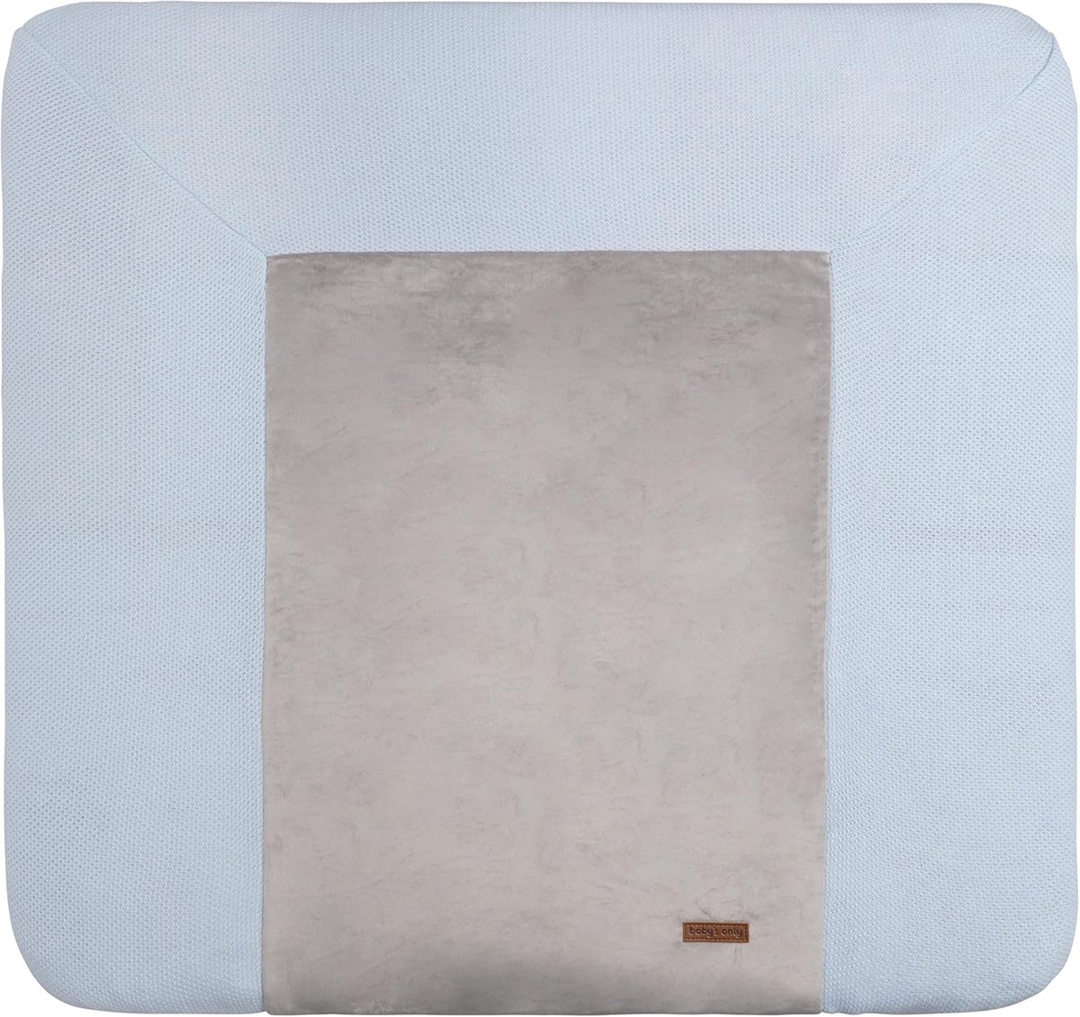 Verkleden matrashoes 75x85cm - gebreid - poederblauw - houdt de matras schoon - ShopVlot