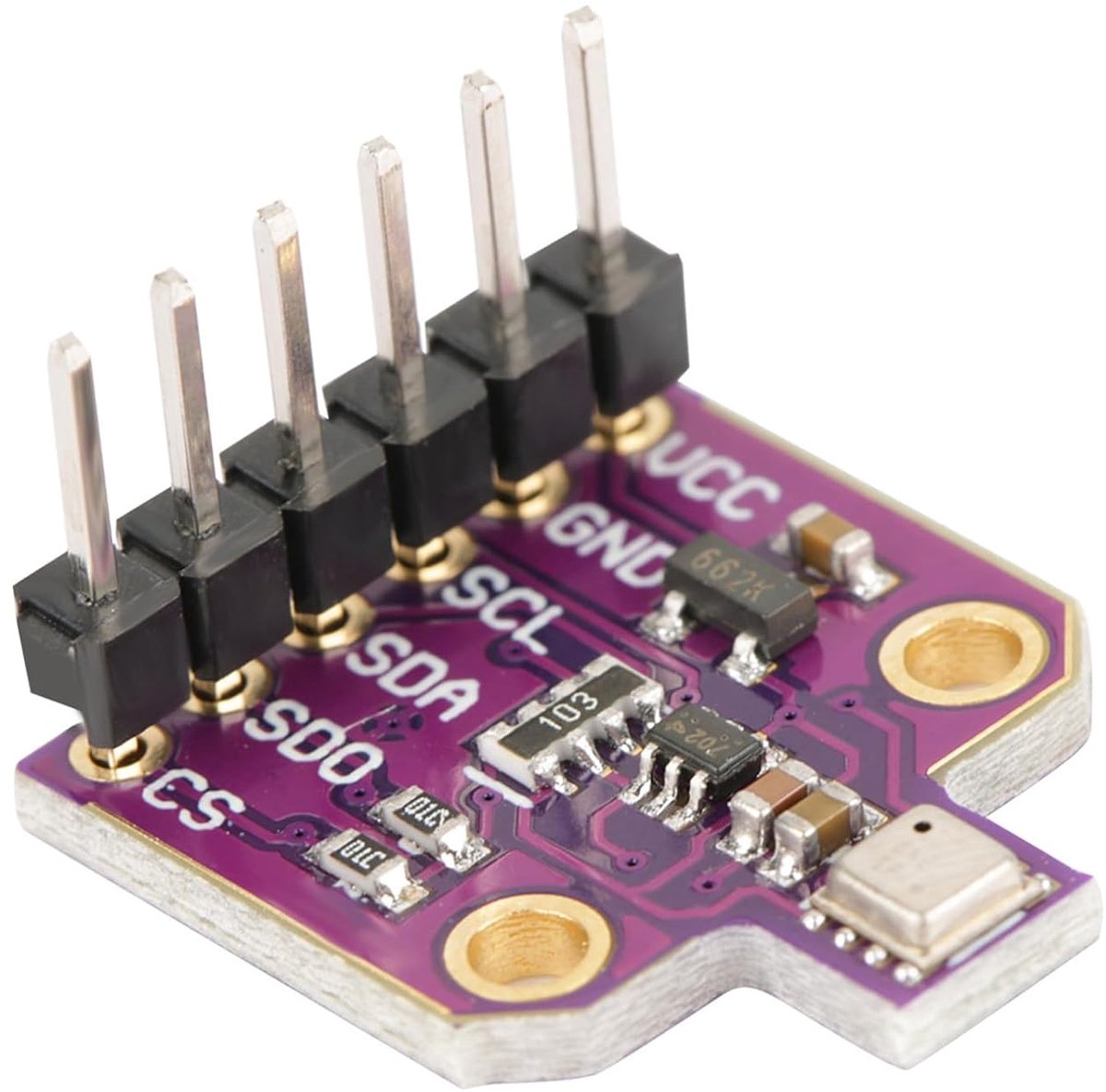Temperatuur en Vochtigheid Sensor - 4-in-1 I2C SPI Module - Barometrische Druk en Luchtkwaliteit - ShopVlot
