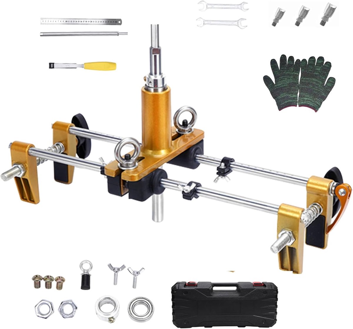 Deurslot Jig - Precisie Openingskit - Stalen Positioneringsringen - Perfect voor Houten Deuren - ShopVlot