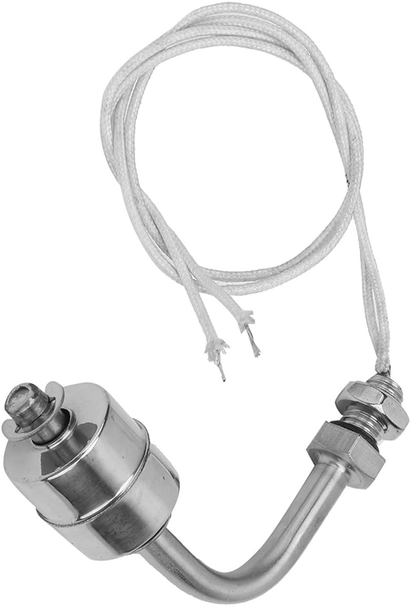 Stainless Steel Liquid Water Level Sensor Float Switch Fluid Level Switch For Swimming Pool Can 75mm - ShopVlot
