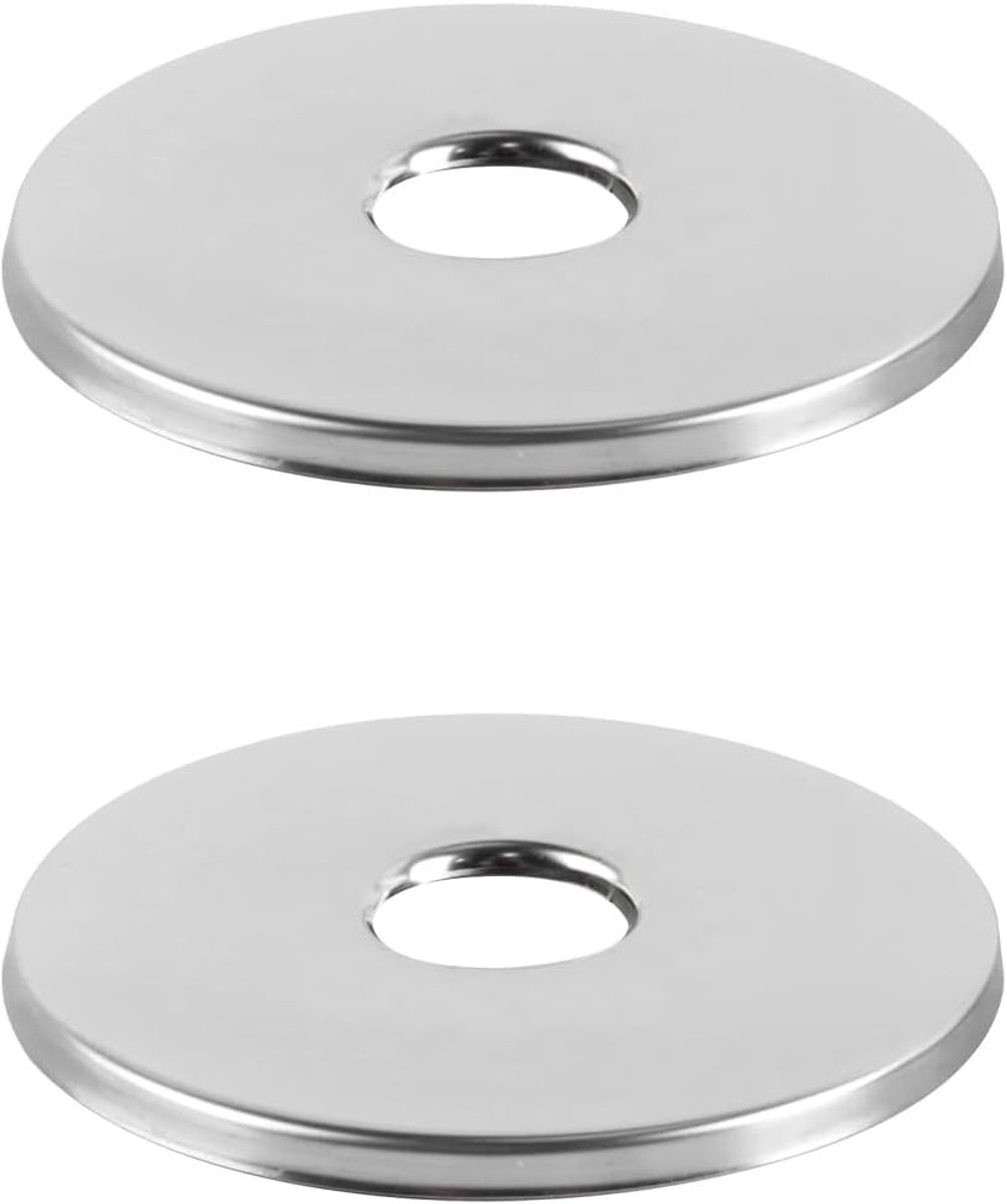 rozetafdekking 21mm x 80mm - roestvrij staal - hitte- en corrosiebestendig - elegante afwerking voor sanitair - ShopVlot
