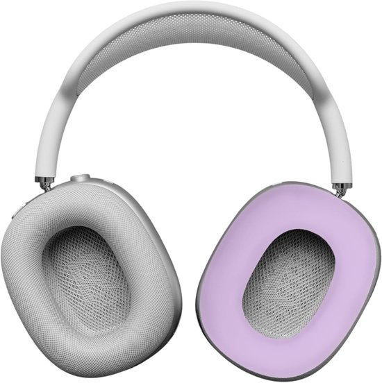 3-in-1 hoes voor Airpod Max, siliconen oorkussens, beschermhoezen met TPU-beschermhoes, hoofdband, cover, case, paars — afbeelding 3