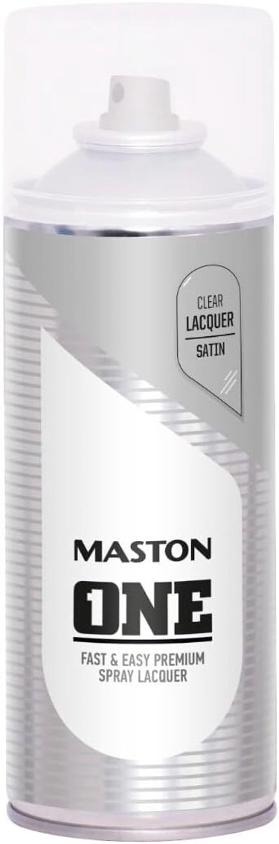 Spuitverf - 400 ml - transparante lak - zijdeglans - hoge dekkracht - SnelShoppen