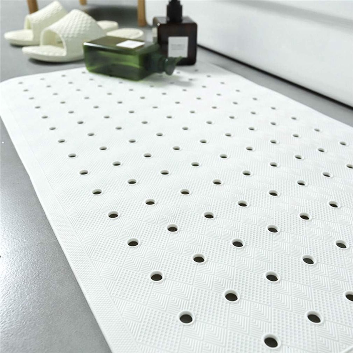 antislip-mat, milieuvriendelijk en geurloos rubberen vloermat voor huishoudelijke badkamer doucheruimte, gebruikt voor hydrofobe badkamer antislipmat (30 * 60cm)