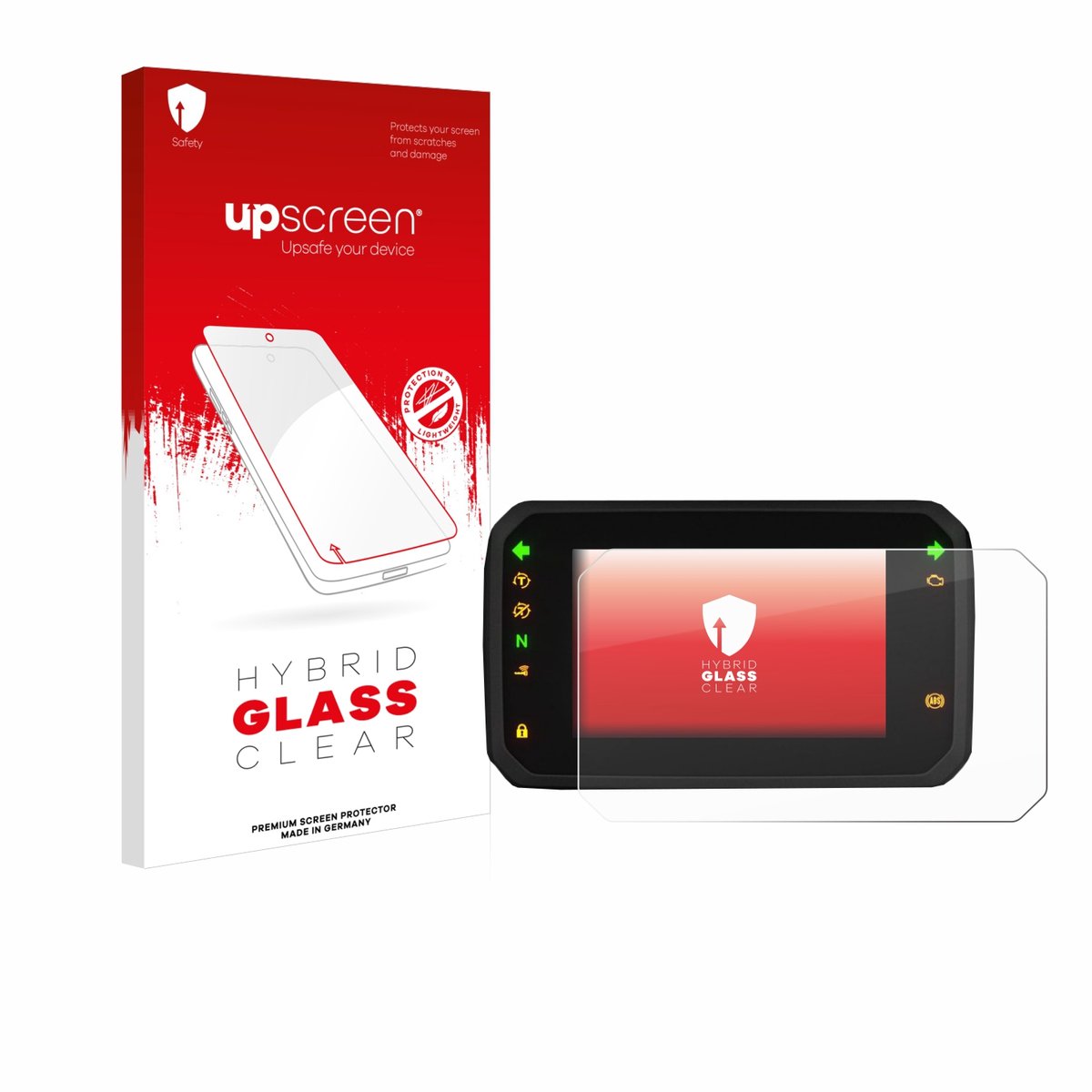 upscreen - Screenprotector voor Honda ADV350 5" - Folie Beschermfolie Beschermglas transparant
