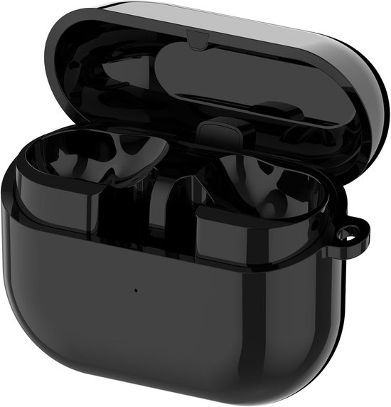 Compatibel met Samsung Galaxy Buds 3 Pro - Oplaadbehuizing - Houder voor oordopjes SM-R630 (zwart) van compatibel — afbeelding 3