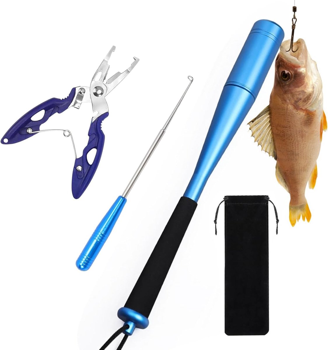 Visaccessoires Set 3 Stuks - Aluminium - Handige hengelsport gereedschap - Voor beginners in de buitenlucht - SnelShoppen