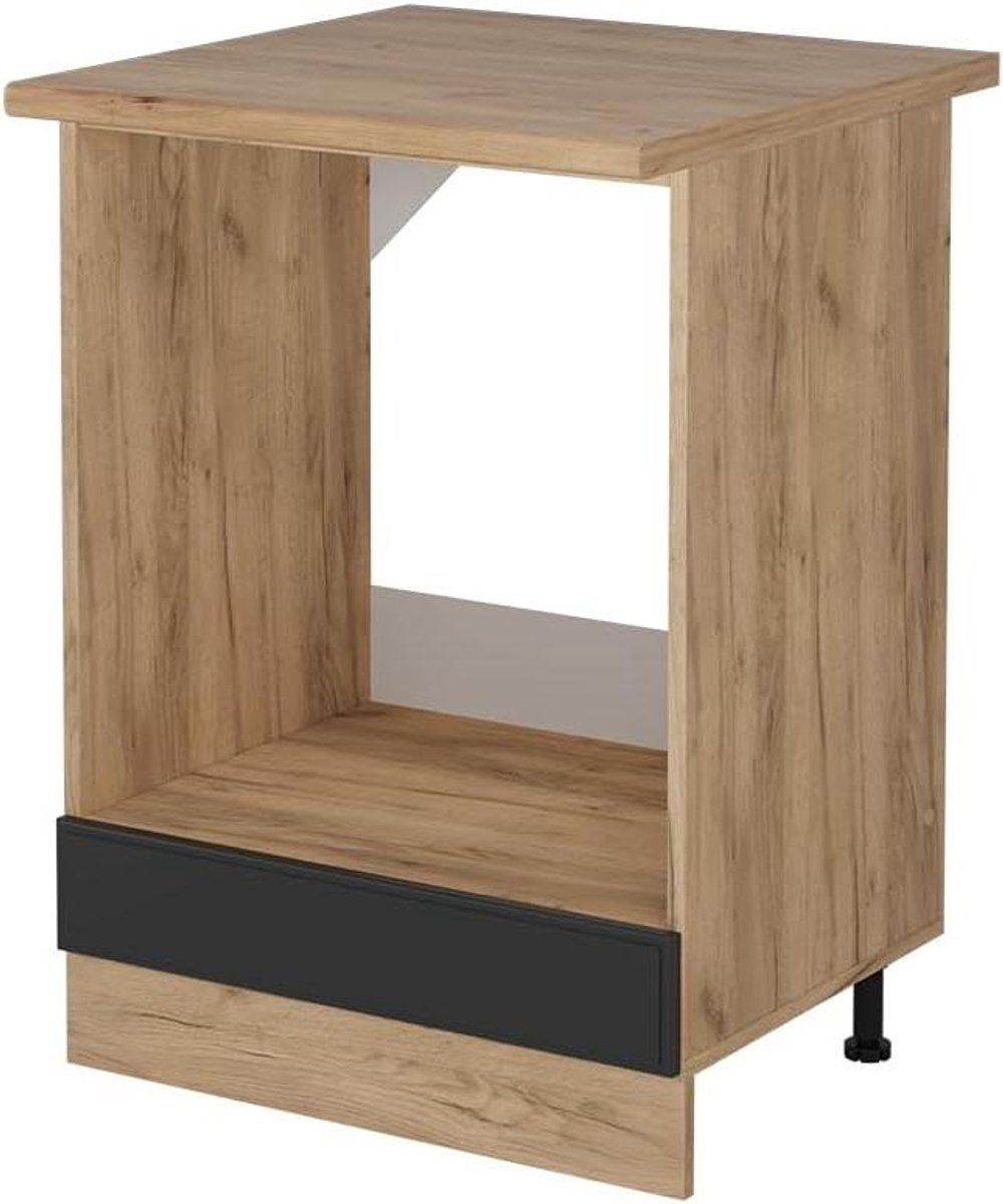 Ovenombouwkast Keuken - Inbouwkast Oven - Keuken Inrichten - Perfect Geïntegreerd - 60 cm breed - Antraciet
