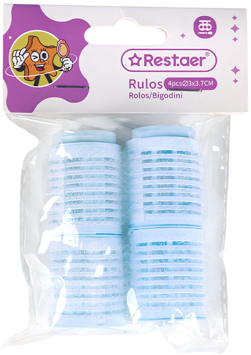 Haarrollers 3,4x2,2 cm voor Krullen en Haarstyling - Merkloos