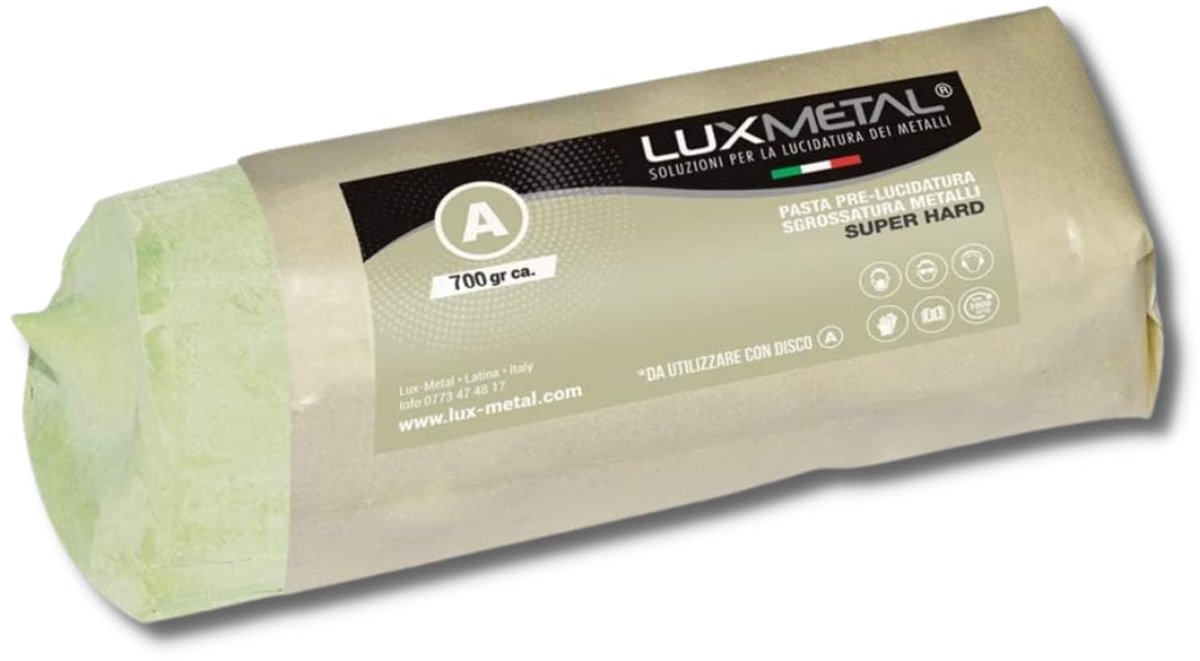 Schuurpasta 700 g - solide metaal - voor polijsten van aluminium, RVS, koper en meer - ShopVlot