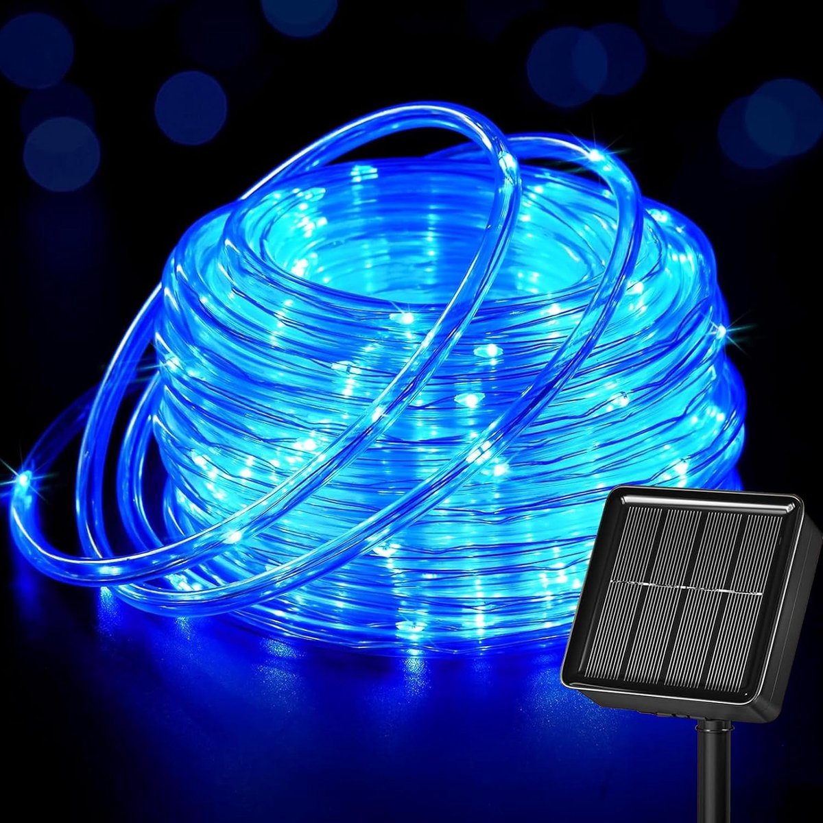 Solar rope lights 10M - 100 LED's - flexibel en waterproof - sfeervolle verlichting voor tuin en patio - ShopVlot