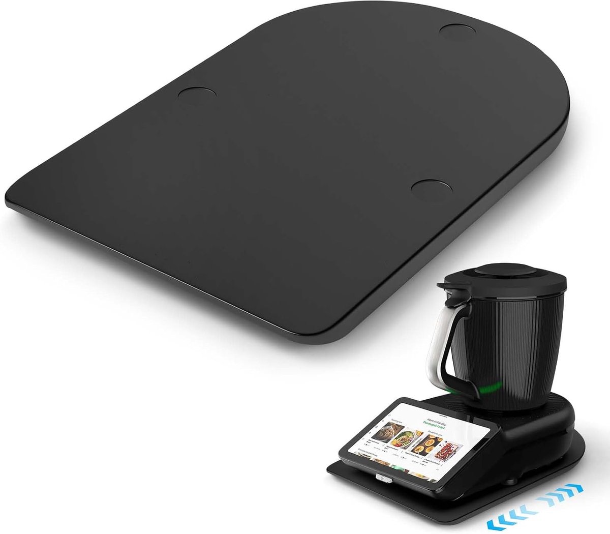 Sliding board voor Thermomix TM7 - met wielen - beschermt de weegschaal - eenvoudig te verplaatsen - ShopVlot