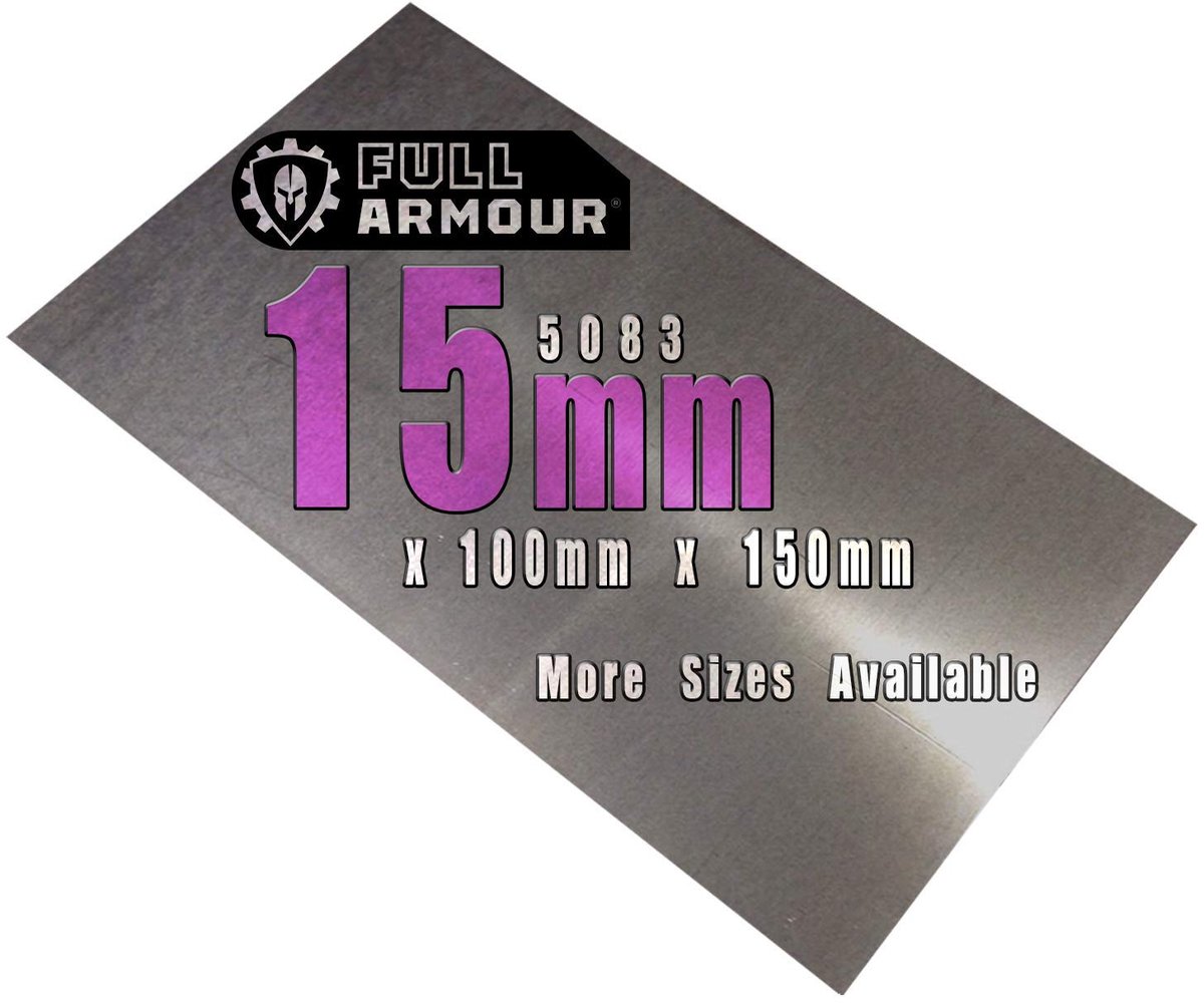 Aluminium plaat 15mm - 5083 - uitstekende lasbaarheid - ideaal voor constructies - ShopVlot