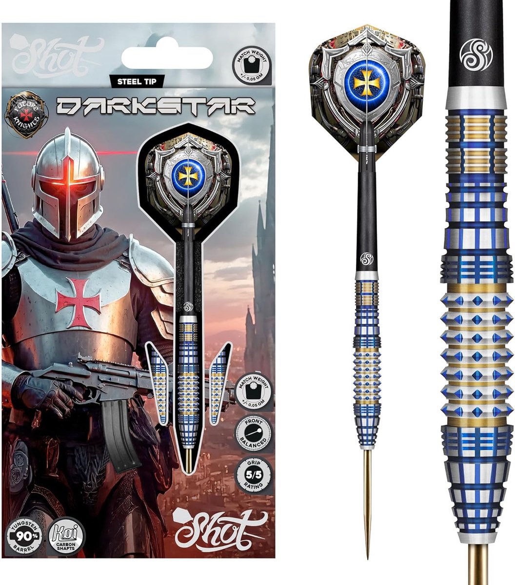 Dart set met stalen punt - 90% tungsten - 24g - hoge kwaliteit - perfect voor toernooien - ShopVlot