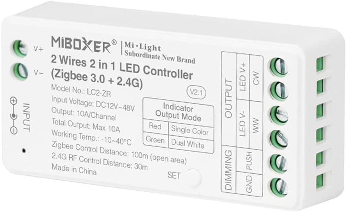 LED lichtstrip 2-draad 2-in-1 - Zigbee controller - Compatibel met Philips Hue - Eenvoudige installatie - ShopVlot