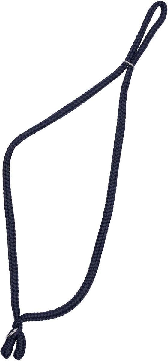 Halsring van touw 1 maat - marineblauw - robuust materiaal - ideaal voor vrijetijdsrijden - ShopVlot