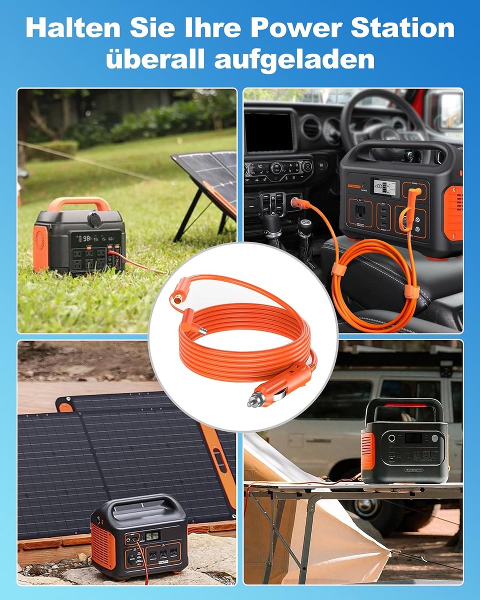 Verlengkabel 8 mm - 6M/20FT - DC7909 met DC8020 - ideaal voor Powerstation - ShopVlot