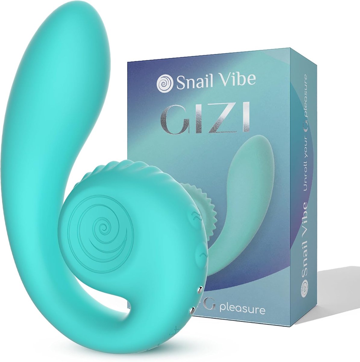 Vibrator dubbele stimulatie - flexibele G-spot curve - blijvende clitorale contact - ShopVlot
