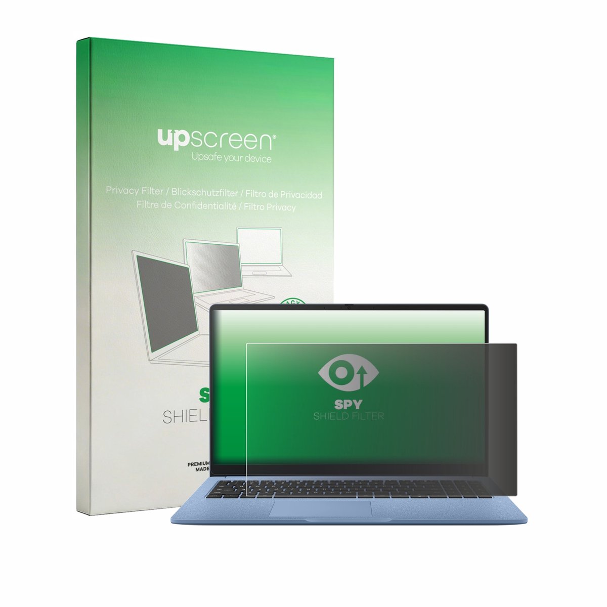 upscreen - privacyscherm voor ASUS Chromebook CM15 - privacy filter screenfilter Blauwlichtfilter