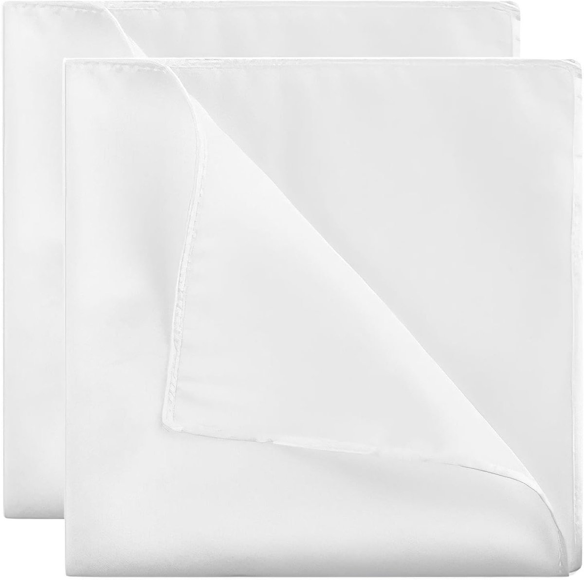 Set van 2 vierkante zakdoeken - zachte zweetabsorberende stof - stijlvolle accessoires voor mannen - SnelShoppen