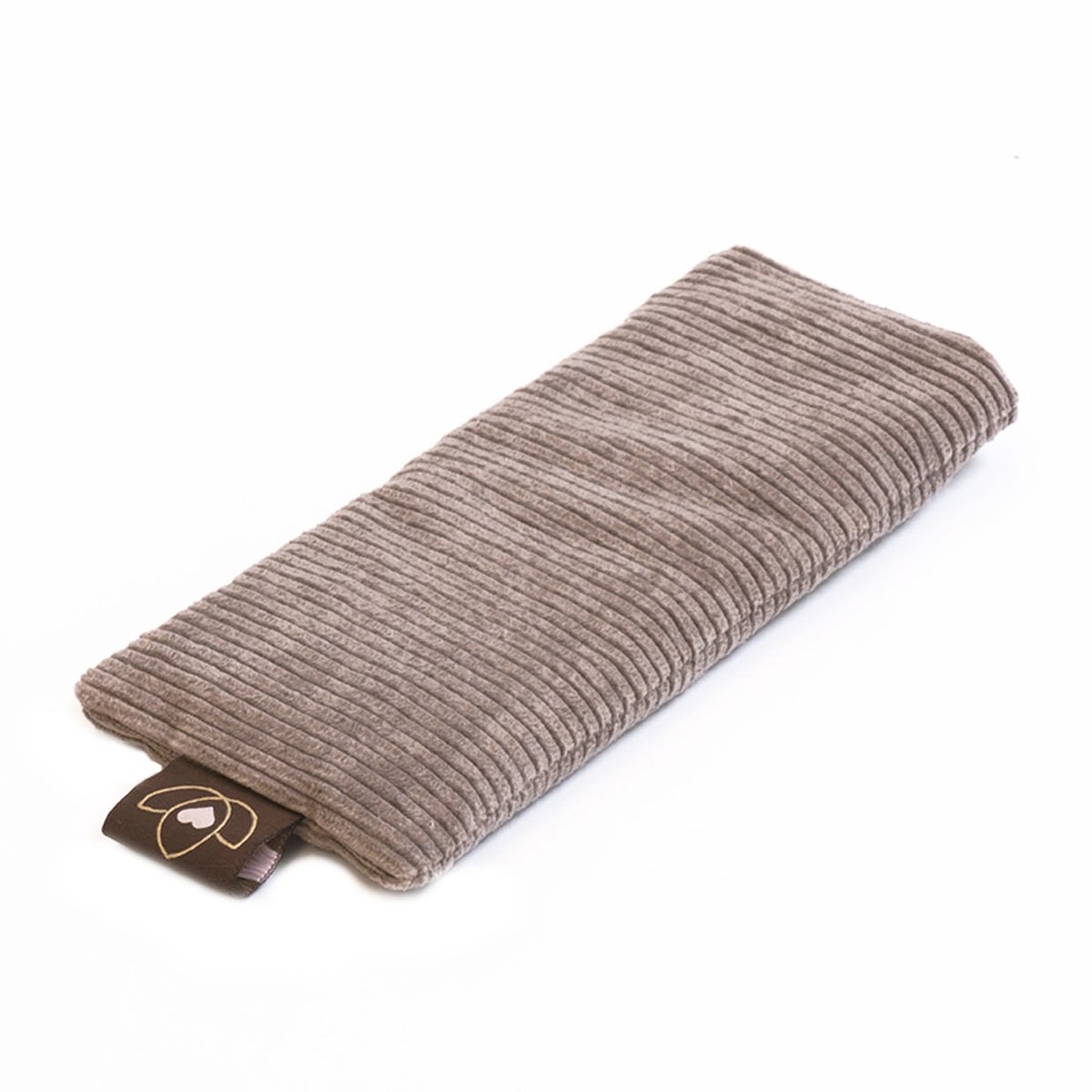 Oogkussen rib lavendel taupe eco - Lotus