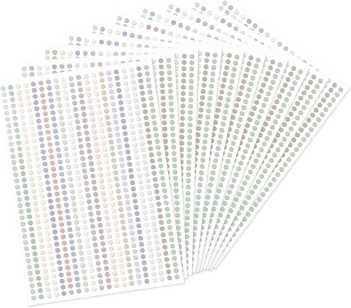 Ronde stickers 6,3 mm - zelfklevend vinyl - 7000 stuks - ideaal voor kleurcodering - SnelShoppen