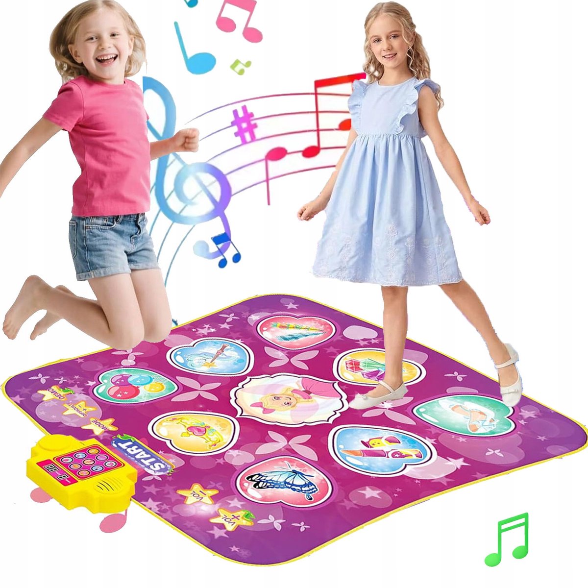 Interactieve Muziek Dansmat met LED - Groot, 3 Modes, Plezier voor Kinderen