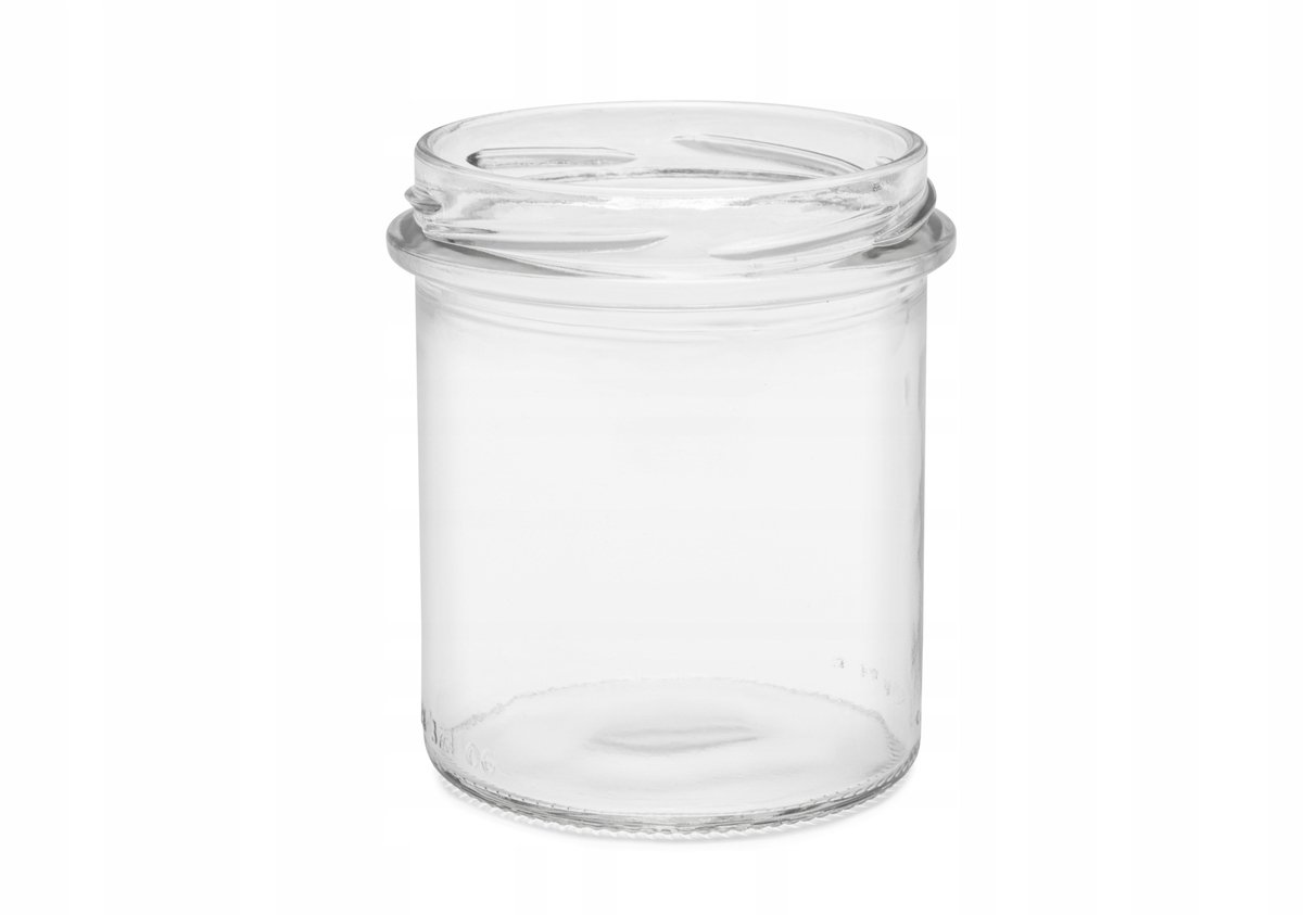 Merkloos Glazen Pot voor Kaarsen - 373 ml