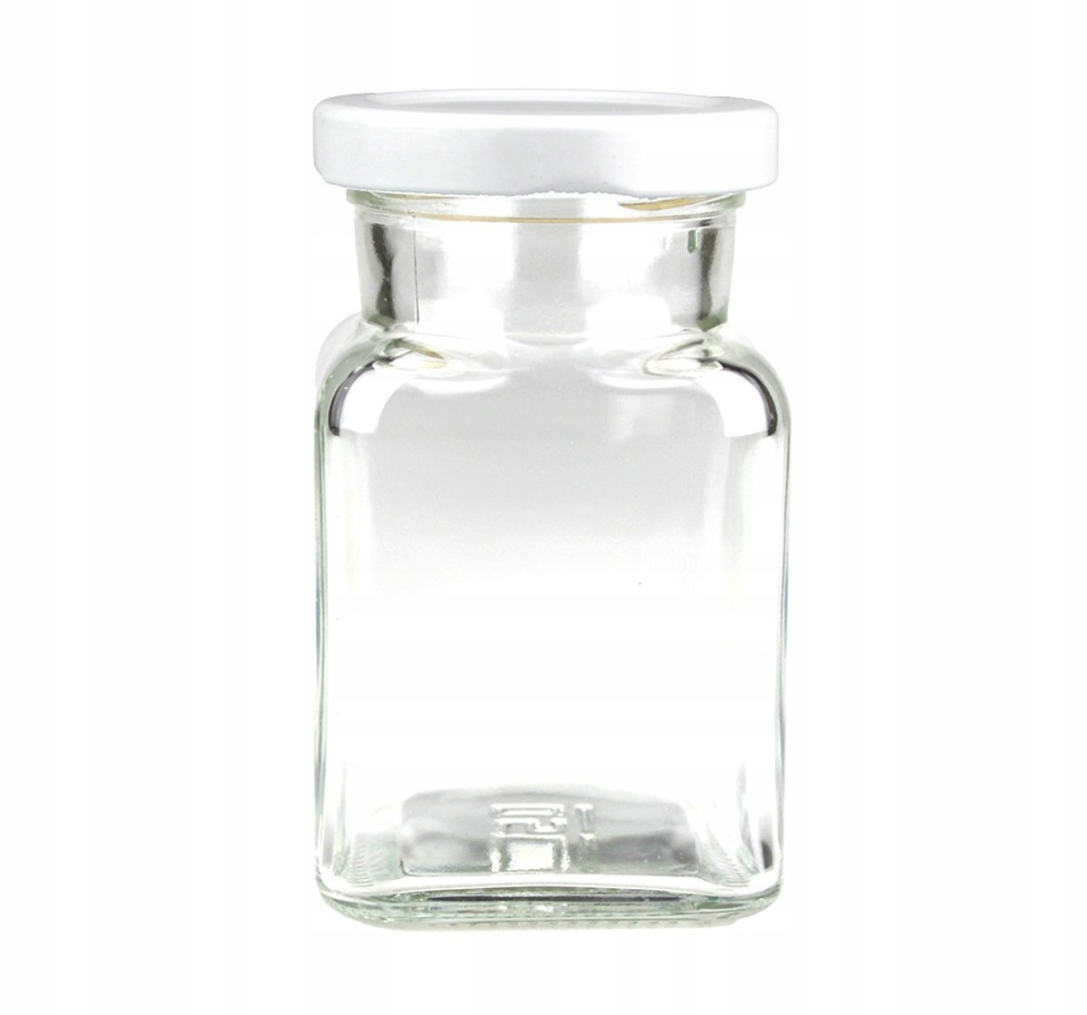 Glazen Pot 150 ml met Wit Deksel - Ideaal voor Kaarsen Maken