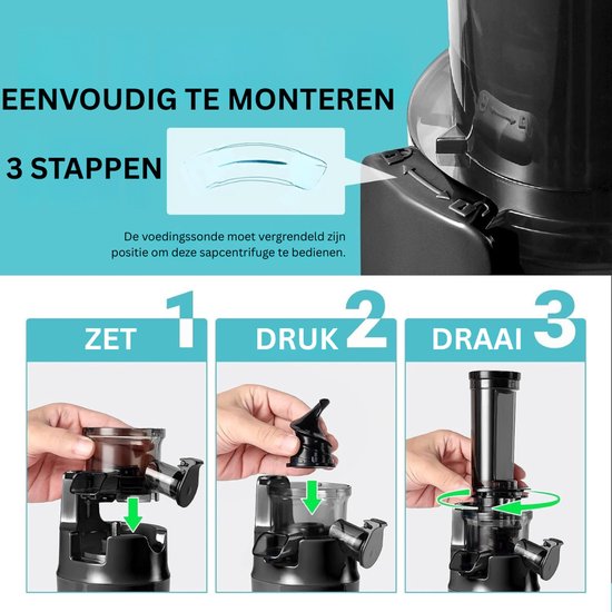ApexArte® Sinaasappelpers - Citruspers Elektrisch - Fruitpers van ApexArte — afbeelding 2