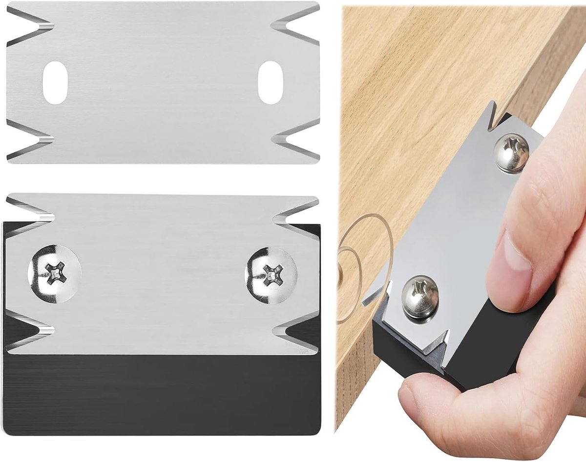 Houtkantfrees - 1 stuk - Hoogwaardige koolstofstaal - Ergonomisch handvat voor comfortabel gebruik - SnelShoppen