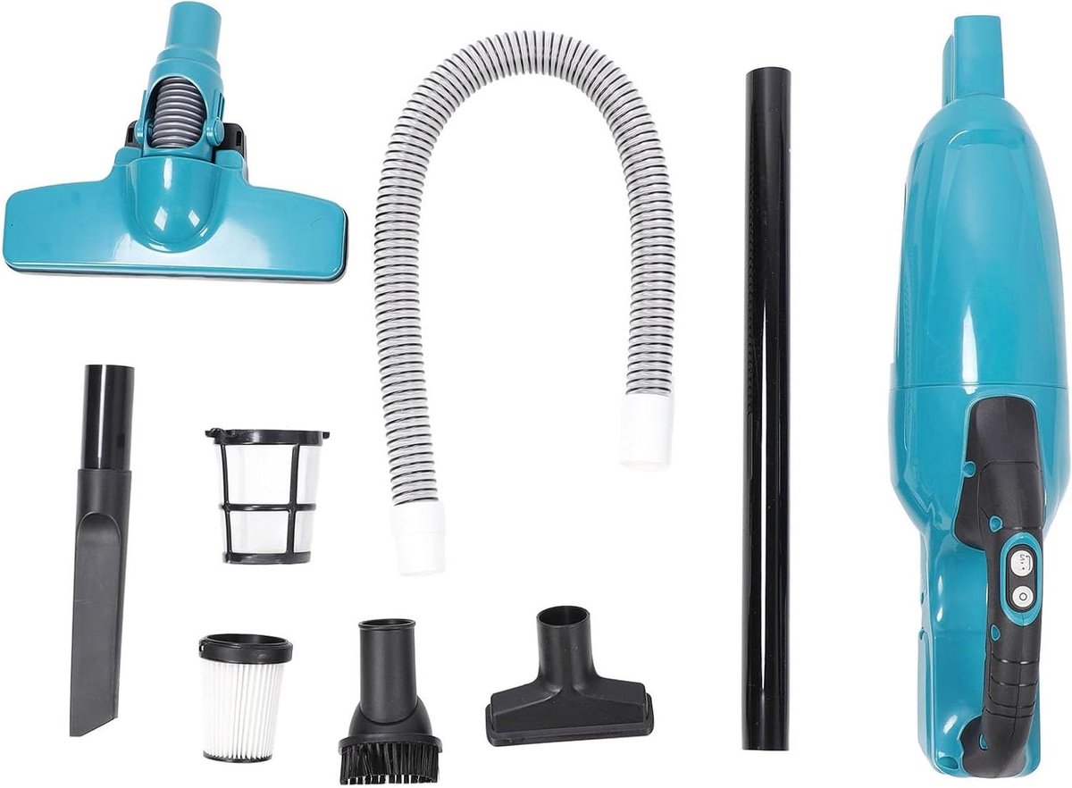 Draadloze Handstofzuiger - Auto Stofzuiger - Efficiënt Schoonmaken - 8000Pa Zuigkracht - 730ml Stofbak - Zwart